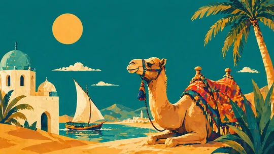 Middle East and Africa card